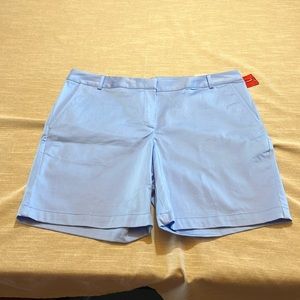 NWT IZOD light blue short. Size 12. Waist 17.75” Inseam 7”